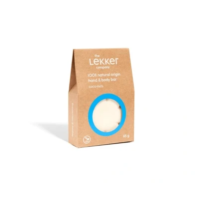 Afbeelding van The LEKKER company Natuurlijke Hand &amp; Body Bar Coco nuts