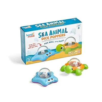 Afbeelding van Learning Resources Automatische Zeedieren Vorm Wiskunde Vervangende bekers Dobbelstenen voor kinderen Veelkleurig (95388)