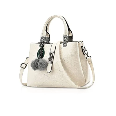Afbeelding van Nicole &amp; Doris 2021 new wave dames handtassen Messenger bag handtas damestas voor Paars Wit