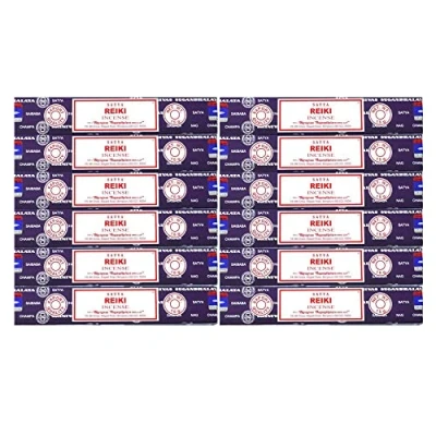 Afbeelding van Satya Reiki wierookstokjes 12 doosjes van 15 gram