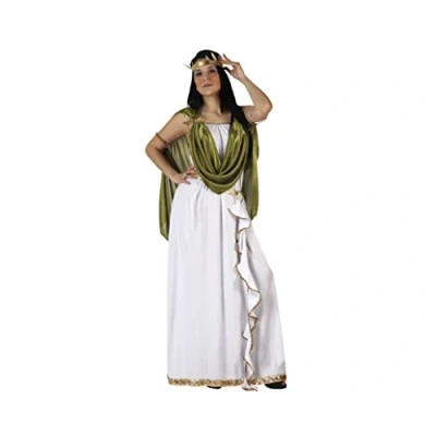 Afbeelding van Atosa 38986 Romeinse kostuum XL volwassenen, dames, 38986, wit