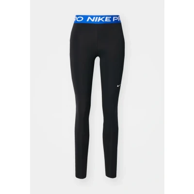 Afbeelding van Nike Performance Legging, Dames, Maat: XS, Black/hyper royal/white