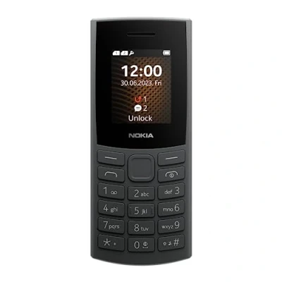 Afbeelding van Nokia 105 4G Edition 2023 Dual SIM telefoon Steenkool
