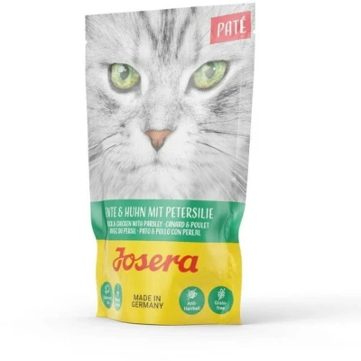Afbeelding van 16x85g Eend &amp; Kip met Peterselie Josera Paté Kattenvoer nat