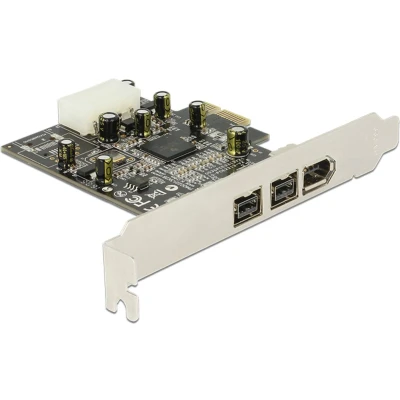 Afbeelding van Delock PCI Express card FireWire A / B kaart PCIe