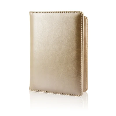 Afbeelding van Autopapieren Hoes / 10,5 x 14cm Kentekenbewijs Mapje V1 Champagne Goud