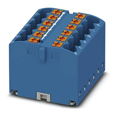 Afbeelding van Phoenix Contact PTFIX 12X2,5 BU 3273288 Verdeelblok 0.14 mm² 2.50 Blauw 8 stuk(s)