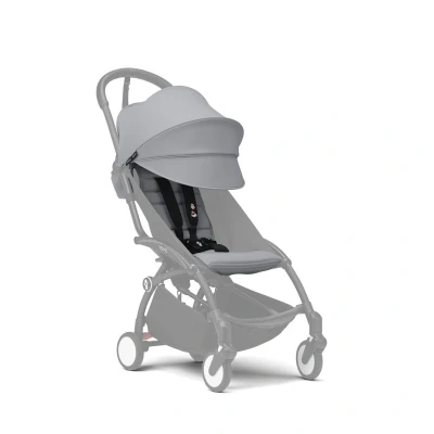 Afbeelding van Stokke YOYO 6+ Color Pack, Stone Alleen textiel: zitkussen, uitschuifbare luifel en achterzak met ritssluiting Vereist frame (apart verkrijgbaar)