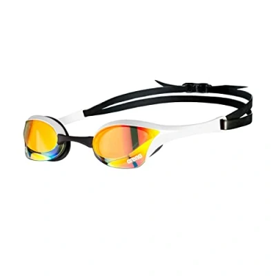 Image de arena Cobra Ultra Swipe Mr Lunettes De Plongée Homme, Jaune Cuivre Blanc, Taille Unique