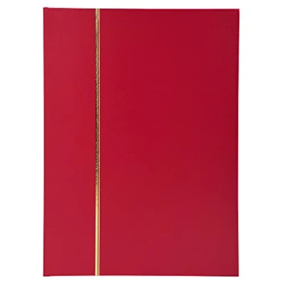 Image de Album de timbres simili cuir pages noires