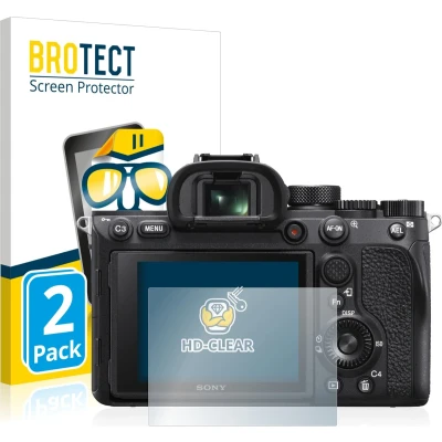 Afbeelding van BROTECT Screenprotector voor Sony Alpha 7R IV Folie Beschermfolie transparant (2 Stuks)