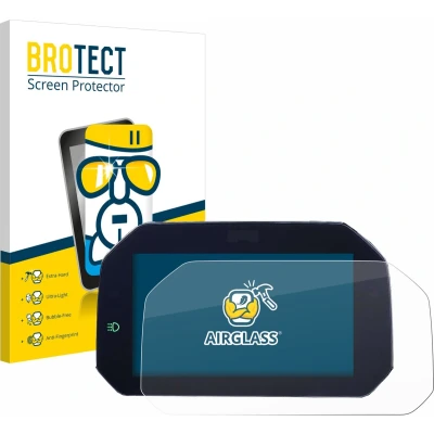 Afbeelding van BROTECT Screenprotector voor BMW F850GS 2018 2020 Connectivity TFT 6.5&quot; Folie Beschermfolie Beschermglas transparant