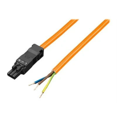 Image de Rittal SZ Led system light connection cable Câble d&#039;alimentation (F) 100 240 V 3 m orange (pack de 5)