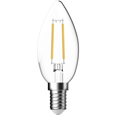 Afbeelding van Energetic LED Filament kaarslamp B35 E14 4,8W 2700K 230V Mat Dimbaar Warm Wit