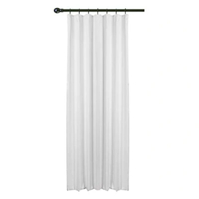 Afbeelding van WOLTU® #489 Verduisteringsgordijn met plooiband voor rails, verduisteringsgordijn, licht, zacht, woonkamer, slaapkamer, voordeur, 135 x 245 cm, wit (1 stuk)