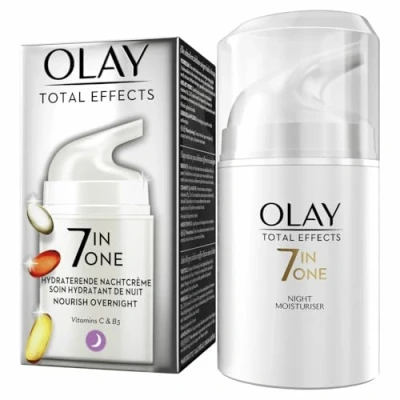 Afbeelding van 4x Olay Total Effects 7 in 1 Anti veroudering Nachtcrème 50 ml