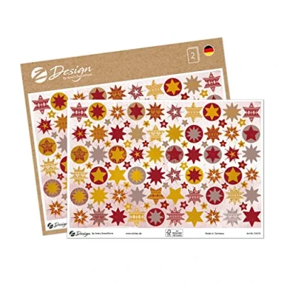 Afbeelding van Avery 54616, Papier, Meerkleurig, Kerstpatroon, Verwijderbaar, Jongen/meisje