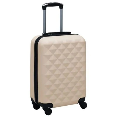 Image de vidaXL Valise rigide Doré ABS92421