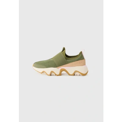 Afbeelding van Sorel Baskets d&#039;hiver Kinetic Impact 2 Strap pour femme, Vert utilitaire, rose aube, pointure 40, utilitaire 40 EU