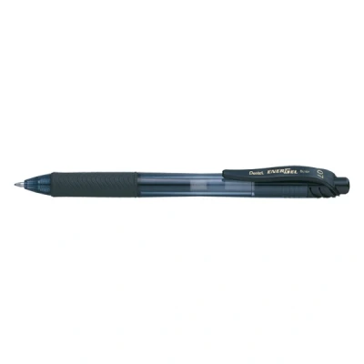 Image de Pentel bl107 a roller encre gel pointe métal 0,7 mm noir bl107a