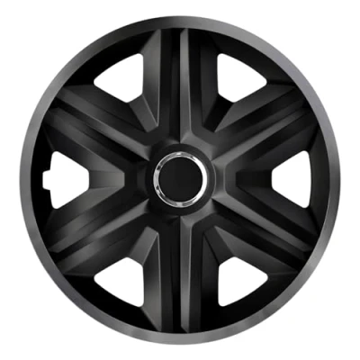 Afbeelding van NRM FAST wieldoppen 15&quot; Set van 4 stuks grafiet