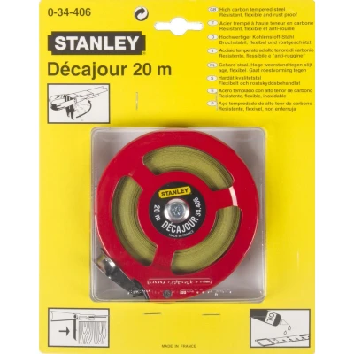 Afbeelding van STANLEY 0 34 406 landmeter Decajour 20m 12,7mmm