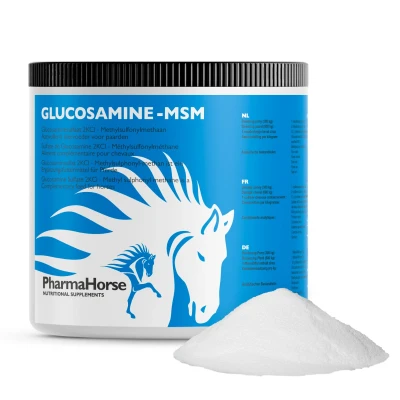 Image de Glucosamine &amp; MSM Cheval 500 gr. Suppléments