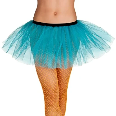Afbeelding van Boland Tutu lichtblauw Volwassenen Danser/danseres 80&#039;s &amp; 90&#039;s Disco