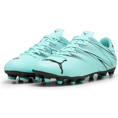 Afbeelding van PUMA Attacanto Fg/Ag Voetbalschoenen voor heren, Elektrische pepermunt, zwart