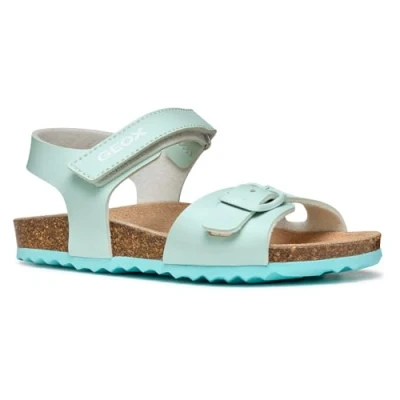 Afbeelding van Geox Adriel GIRL Sandalen voor kinderen, Maat: 37, Watersea Hoogwaardig imitatieleer