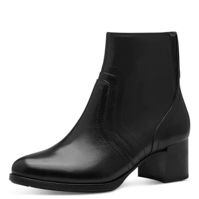 Afbeelding van Tamaris Korte laarzen, Dames, Maat: 37, Black nappa Leer