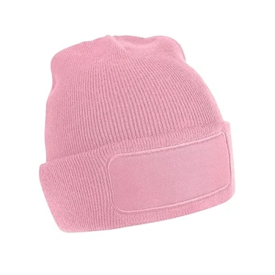 Afbeelding van Beechfield Original Patch Beanie B445 Dusty Pink