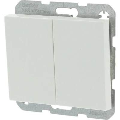 Afbeelding van Berker K1 schakelaar inbouw serie polarwit 54.020.02