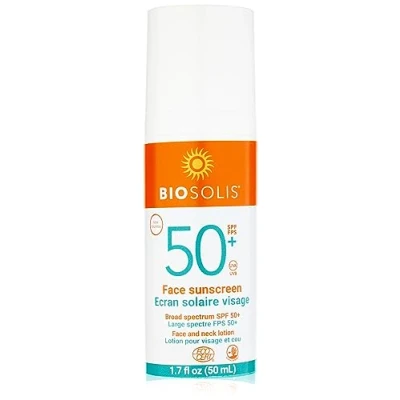 Afbeelding van Biosolis Face Sunscreen and Neck Lotion SPF 50 for Unisex 1.7 oz