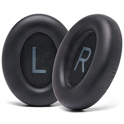 Afbeelding van WC Verbeterde oorkussens voor Bose Noise Cancelling 700 (NC700) van Wicked Cushions Luxe zacht leer, extra dik, duurzaam Zwart