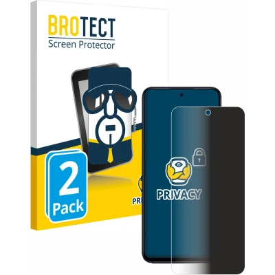 Afbeelding van BROTECT privacy screenprotector voor Xiaomi Redmi 12 Folie Beschermfolie Blauwlichtfilter (2 Stuks)