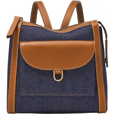 Afbeelding van Fossil Parker MINI Rugzak, Dames, Maat: One Size, Denim