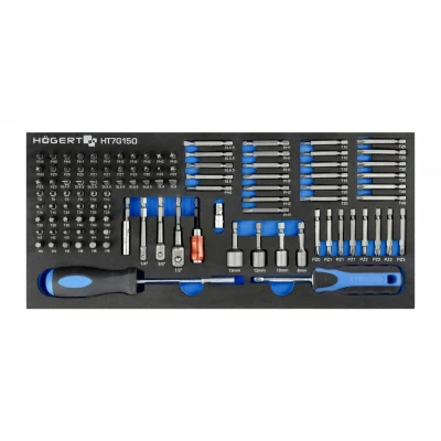 Afbeelding van Hogert Technik HT7G150 Set, schroevendraaierbits 107