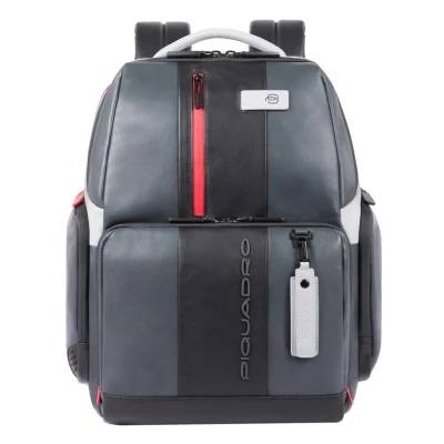 Afbeelding van Piquadro Urban Fast check PC backpack with iPad Compartment grey black