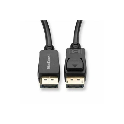 Image de MicroConnect Câble DisplayPort (M) verrouillé pour 1.2 2 m support 4K60Hz (4096 x 2160) noir