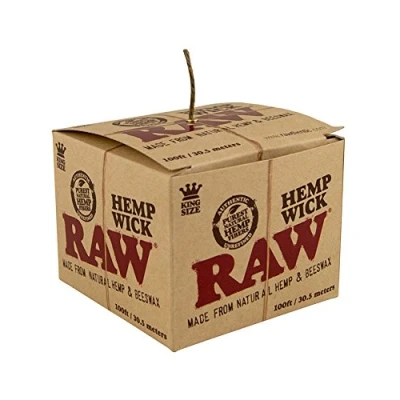 Afbeelding van MECHE RAW HEMP Wick Spoel, 30 m