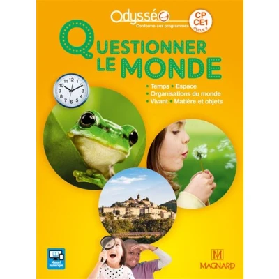 Image de Odysséo Questionner le monde CP CE1 (2018) Manuel de l&#039;élève