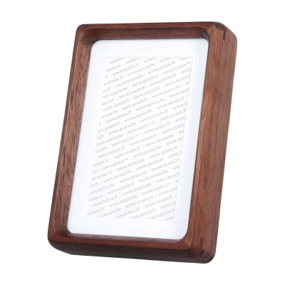 Afbeelding van ACAZA Fotolijst Fotokader 10x15 Matoa Hout Walnoot Kleur Fotolijsten Fotolijstje