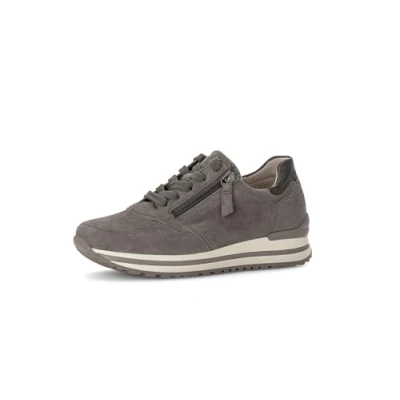 Afbeelding van Gabor Baskets basses pour femme, chaussures largeur supplémentaire confortable (H), Braun Smog 20, 43 EU Weit