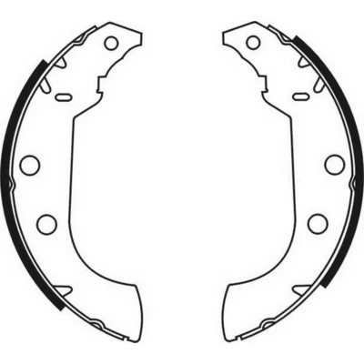 Afbeelding van KRAFT 6025500 Remschoenen 228,6 42,0 CITROËN: ZX Hatchback