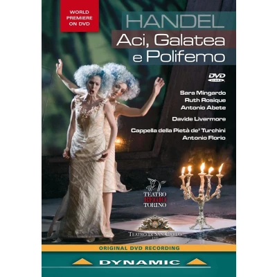 Afbeelding van Sara Mingardo, Antonio Abete, Ruth Rosique Andel: Aci, Galatea e Polifemo (DVD)