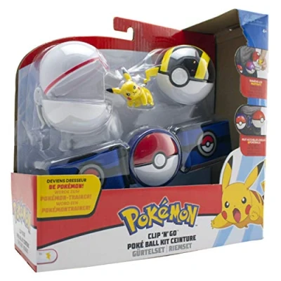 Afbeelding van POKEMON Trainer&#039;s Belt with 2 Pokeballs + 1 fig. 5cm RANDOM model