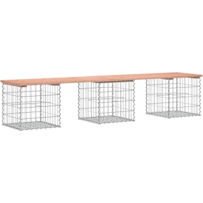 Afbeelding van Tuinbank schanskorfontwerp 203x44x42 cm massief douglashout