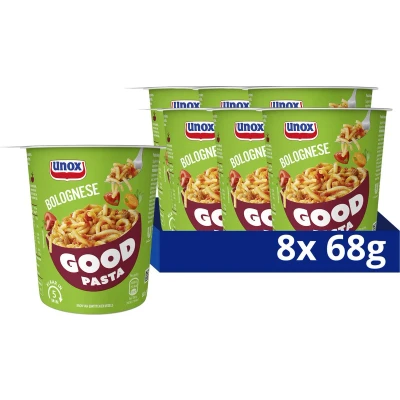 Afbeelding van Unox Good Pasta Spaghetti Bolognaise 8 x 68 gram