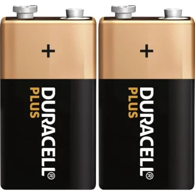 Afbeelding van Duracell Plus Power Pack van 2 alkalinebatterijen 9 V
